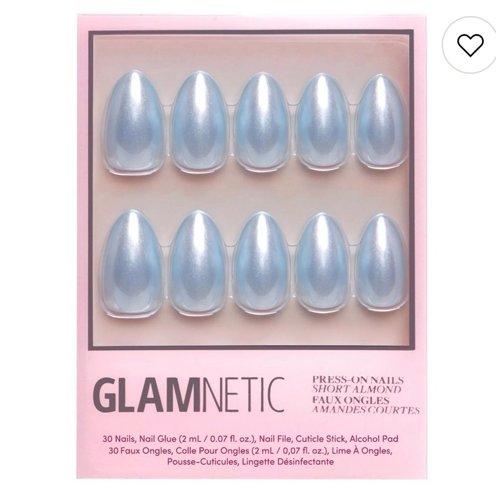 Glamnetic Silver Press-On Nails